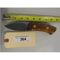 364 - Hunting Knife W/ Wooden Handle