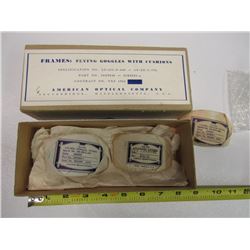 372 - Lot Of WWII Goggles, Frames, Flying Goggles