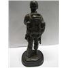 Image 6 : 374 - Resin Military Soldier Sculpture