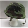 Image 2 : 413 - Yugoslavia M-89 Helmet W/ Cover, Liner  Chinstrap