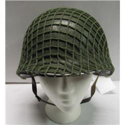 430 - Helmet And Liner With Netting And Chinstrap