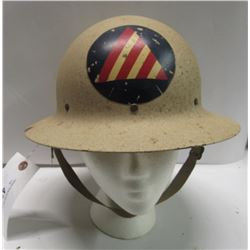 434 - Vintage 1942 WWII U.S.  Army Steel Helmet