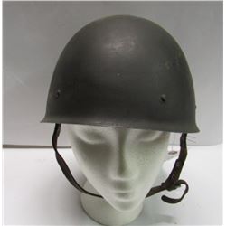 435 - Swedish M37 Military Steel Helmet Vintage