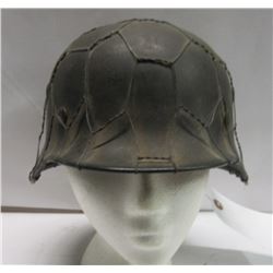 439 - Ss German M40 Helmet With Wire Netting