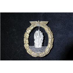 468 - WWII German Minesweeper Badge Of 1940