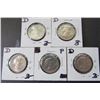 Image 1 : 566 - (5) 1979 Susan B. Anthony One Dollar Coins
