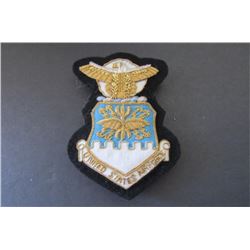 575 - USAF US Air Force Bullion Wire Blazer Badge