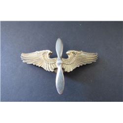 588 - WWII USAAF Flight Cap Wings Propeller, Sterling