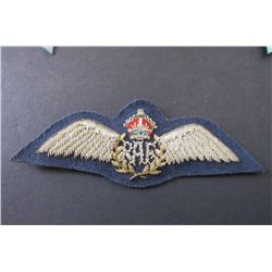 617 - WWII Royal Air Force Bullion Pilot Wings