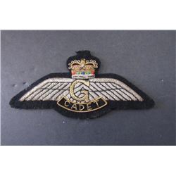 622 - RCAF Cadet Bullion Insignia Glider