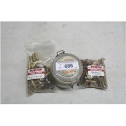 686 - 3pc 38-40 Ammunition And Brass