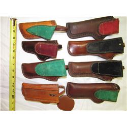 697C - 8 Leather Tooled Gun Sheaths