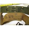 Image 3 : 753 - Group Lot  Of Assorted Military Belts, Pouches,