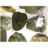 Image 5 : 753A - Group Lot Of Assorted Military Helmet Covers, Hats