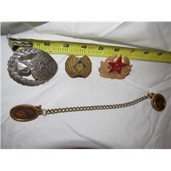 762 - Group Of Military Pins  Medals