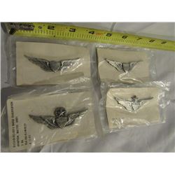 773 - Group Of 4 Qualification Badges For Army Aviation