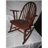 Image 1 : 801 - Mismatched Oak Windsor Rocking Chair  Kitchen