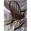 Image 2 : 801 - Mismatched Oak Windsor Rocking Chair  Kitchen