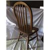 Image 4 : 801 - Mismatched Oak Windsor Rocking Chair  Kitchen