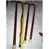 Image 3 : 803 - Exquisitely Inlaid Wooden Walking Canes W/ Rack