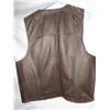 Image 10 : 812 - 2 Men's Leather Vests Size Large