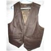 Image 7 : 812 - 2 Men's Leather Vests Size Large