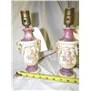 Image 1 : 843 - 2pc Vintage Glass Lamps