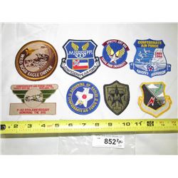 852 - Group Of 8 Military  Misc Patches