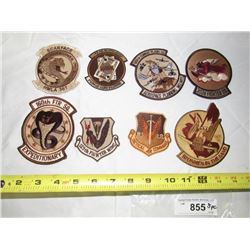 855 - Group Of 8 Military  Misc Patches
