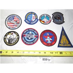 859 - Group Of 8 Military  Misc Patches