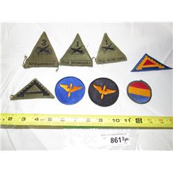 861 - Group Of 8 Military  Misc Patches