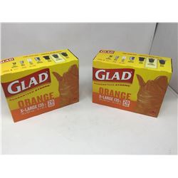 Glad Orange X-Large Garbage Bags (2 x 20 x 135L)