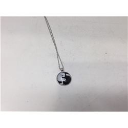 Ying Yang Cats Pendant Necklace