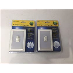 8 LED Light Switch Night Light (2pk)