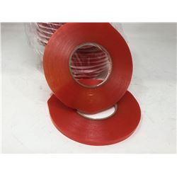 Lot of 16 fine line rolls of red tape