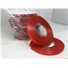 Image 2 : Lot of 16 fine line rolls of red tape