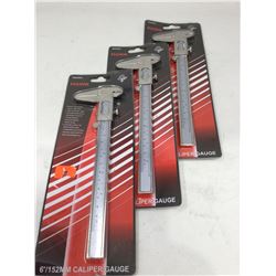 Lot of 3 Hawk Metal Calipers