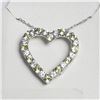 Image 2 : Silver Natural Peridot 20" Necklace, Suggested Retail Value $100