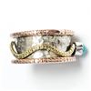 Image 2 : Silver Turquoise Spinable Ring (~Size 7-11.5) (~weight 7.34g), Suggested Retail Value $140