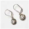 Image 2 : Silver Cubic Zirconia Earrings, Suggested Retail Value $160