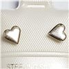 Image 1 : Silver Set Of 4 Heart Shape Earrings, Suggested Retail Value $20