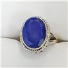 Image 1 : Silver Lapis Lazuli 7G Ring (~Size 7-11.5) (~weight 7g), Suggested Retail Value $120