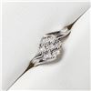 Image 2 : Silver 7 Diamond Ring (~Size 7) (~weight 3.71g), Suggested Retail Value $180