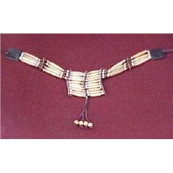Native American Type Small Bone Breast Plate 