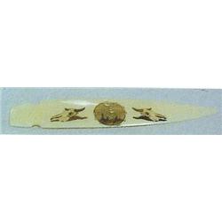 7 in engraved Bone Spear Point 