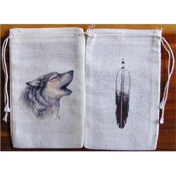 Wolf Tobacco Bag 