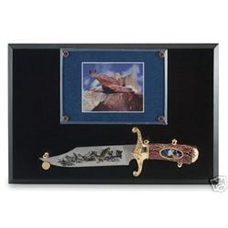 Decorative Eagle Knife on Display Plaque