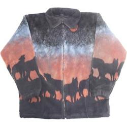 Fleece Sunset Wolves