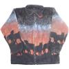 Image 1 : Fleece Sunset Wolves