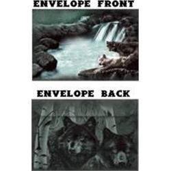 Collectable Note Card Set Wolfs Running Note Cards